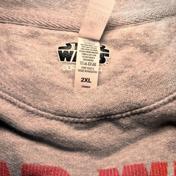 Star Wars Darth Vader Stormtrooper Christmas Sweatshirt 2XL - Picture 3 of 5